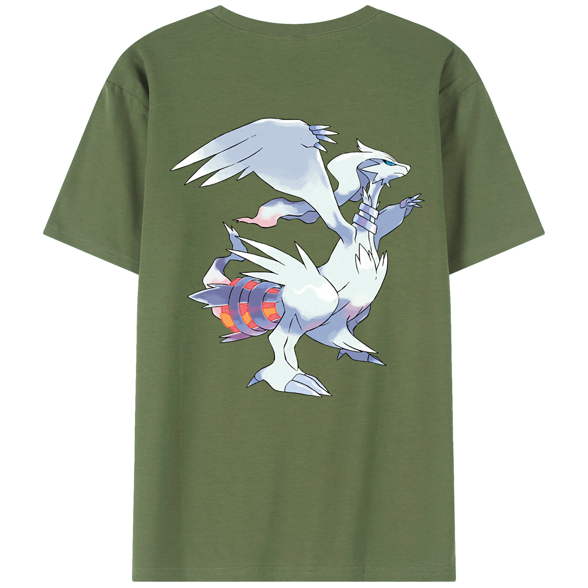 （画像用） ポケットモンスター Pokémon 綿100％ メンズ半袖Tシャツ（バックプリント） 通気性